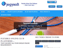 Tablet Screenshot of jegysoft.com